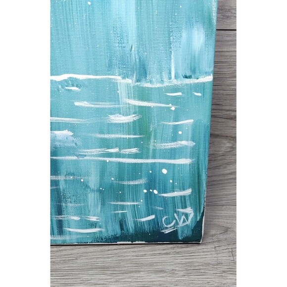 Lighthouse 16X20 Painting On Canvas Stretched Over Wood Frame, Unknown Artist - Picture 3 of 10